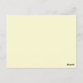 Briefkaart voor Ceremony Reading (Achterkant)