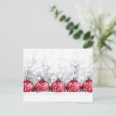 **BRIEFKAART VOOR CHRISTMAS** MET  BULBS FEESTDAGENKAART (Staand voorkant)