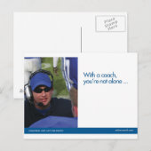 Briefkaart voor coaching Sport (Voorkant / Achterkant)