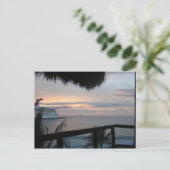 Briefkaart voor cruise en Sunset (Staand voorkant)