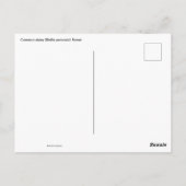 Briefkaart voor dagbloem (Achterkant)