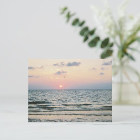 Briefkaart voor dagzonsondergang (Staand voorkant)