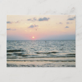 Briefkaart voor dagzonsondergang