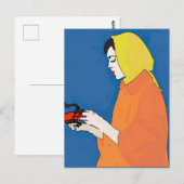 Briefkaart voor dames en heren (Voorkant / Achterkant)