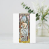 Briefkaart voor damesschilders van Nieuw-Zeeland (Staand voorkant)