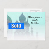 Briefkaart voor de aankoop van onroerend goed (Voorkant / Achterkant)