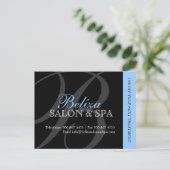 Briefkaart voor de Adverteren van Salon en Spa (Staand voorkant)