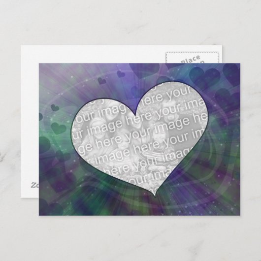  Briefkaart voor de explosie van het Obit-hart (Voorkant / Achterkant)