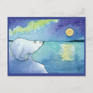 Briefkaart voor de feestdag in de Beer van Polar M