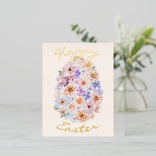 Briefkaart voor de Folie van Pasen (Staand Voorkant)