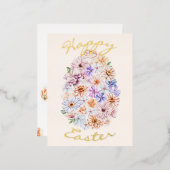 Briefkaart voor de Folie van Pasen (Voorkant / Achterkant)