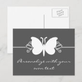 Briefkaart voor de inkool van de vlinderbloemigen (Voorkant / Achterkant)