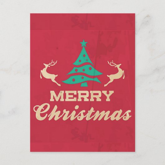 Briefkaart voor de  kerstboom (Voorkant)