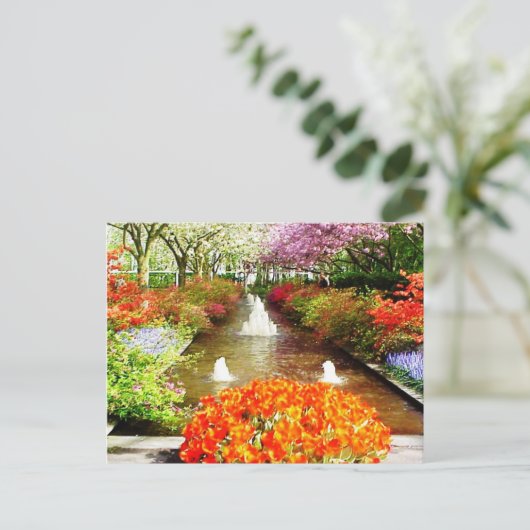 Briefkaart voor de kleuren van het leven (Staand voorkant)