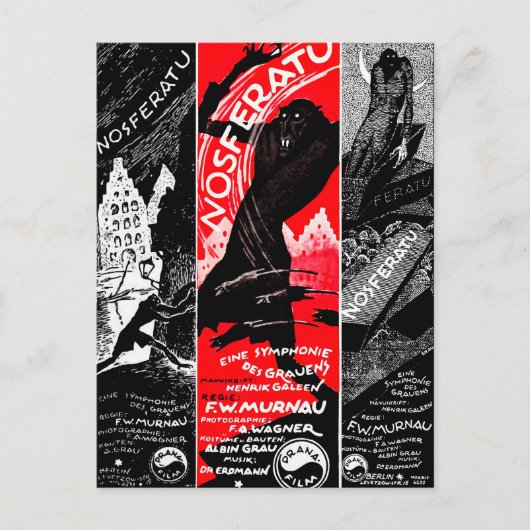  Briefkaart voor de Kunst van Nosferatu (Voorkant)