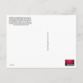 Briefkaart voor de lentemigratie van Sandhill Cran (Achterkant)