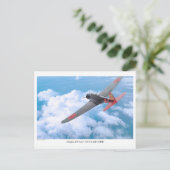 Briefkaart voor de luchtvaartkunst 式 艦 撃 "九5N2 Kat (Staand voorkant)