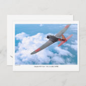 Briefkaart voor de luchtvaartkunst 式 艦 撃 "九5N2 Kat (Voorkant / Achterkant)