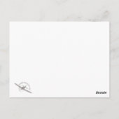 Briefkaart voor de luchtvaartkunst 式 艦 撃 "九5N2 Kat (Achterkant)