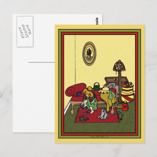 Briefkaart voor de perszaal - Gepersonaliseerd (Voorkant / Achterkant)