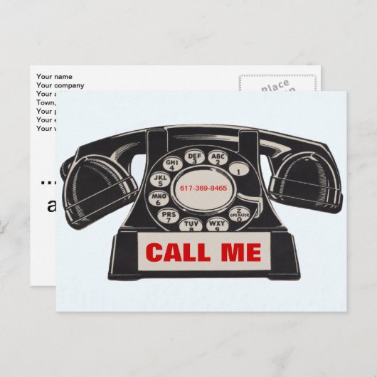  Briefkaart voor de projectie van onroerend goed (Voorkant / Achterkant)