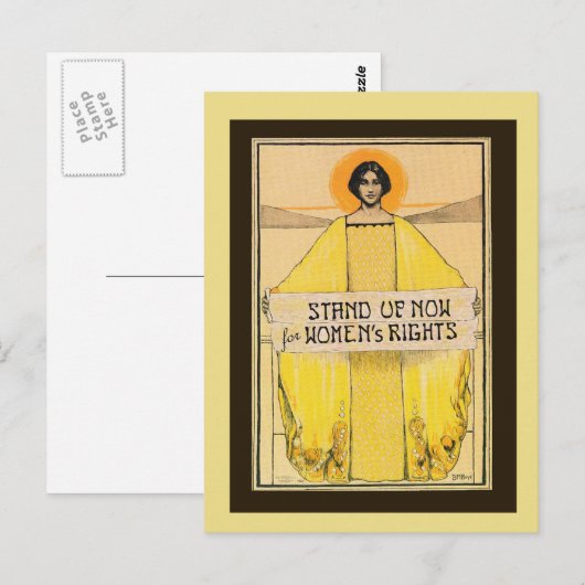  Briefkaart voor de rechten van de vrouw (Voorkant / Achterkant)