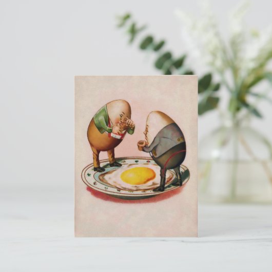  Briefkaart voor de slacht van eieren (Staand voorkant)