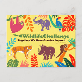 Briefkaart voor de speciale bescherming van wilde 