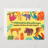 Briefkaart voor de speciale bescherming van wilde  (Voorkant / Achterkant)