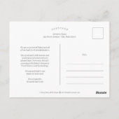 Briefkaart voor de uitnodiging tot het indienen va (Achterkant)