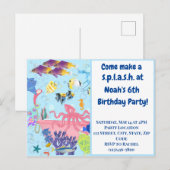 Briefkaart voor de uitnodiging tot het indienen va (Voorkant / Achterkant)