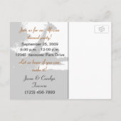 Briefkaart voor de uitnodiging van de Afrikaanse p (Achterkant)