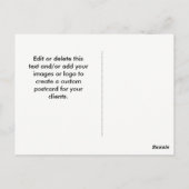 Briefkaart voor de verkoop van onroerend goed (Achterkant)