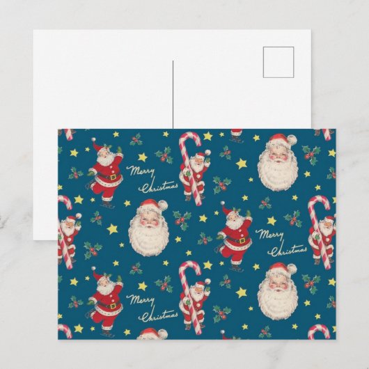 briefkaart voor de  verpakking van Kerstmis en sno (Voorkant / Achterkant)