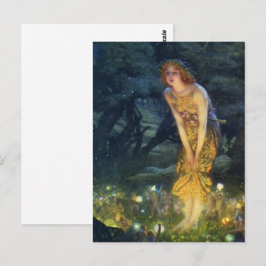 Briefkaart voor de zomervakantie (Voorkant / Achterkant)