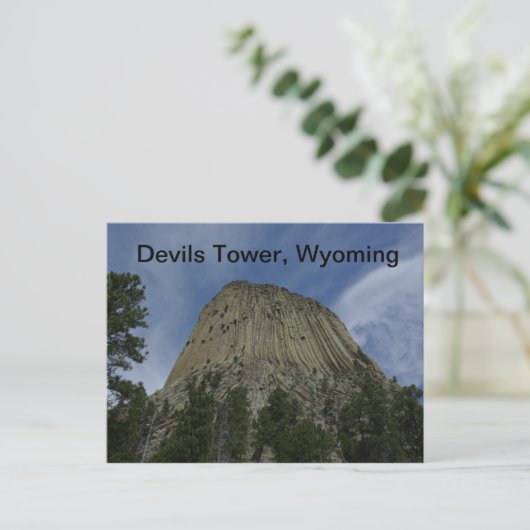 Briefkaart voor Devils Tower (Staand voorkant)