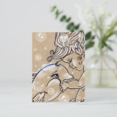 Briefkaart voor dolfijnvriendelijk dolfijn (Staand voorkant)