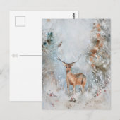 Briefkaart voor donkerst in water (Voorkant / Achterkant)