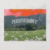 Briefkaart voor doorzettingsvermogen van de Sunset (Voorkant)