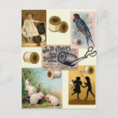 Briefkaart voor  draadnaaigoed (Voorkant)