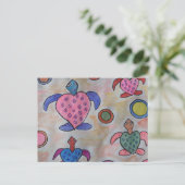 Briefkaart voor draaimolens en cirkels (Staand voorkant)