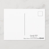 Briefkaart voor druppelkop (Achterkant)