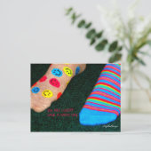 Briefkaart voor een tiener die liefde uitdrukt Hap (Staand voorkant)