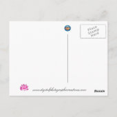 Briefkaart voor een tiener die liefde uitdrukt Hap (Achterkant)