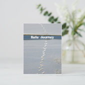 Briefkaart voor een veilige reis (Staand voorkant)