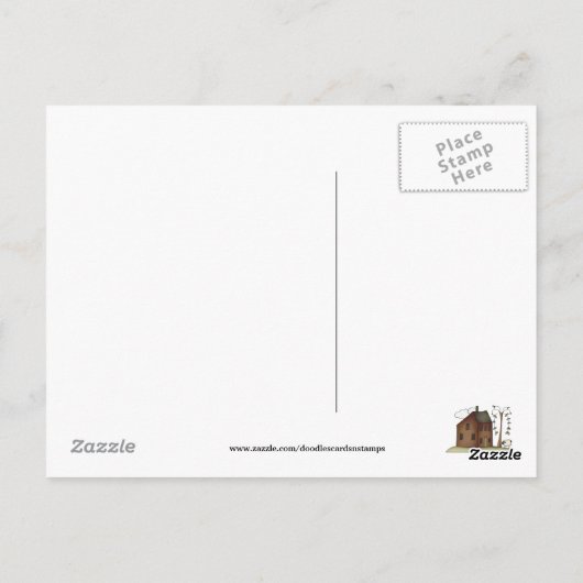 Briefkaart voor elk doel (Achterkant)