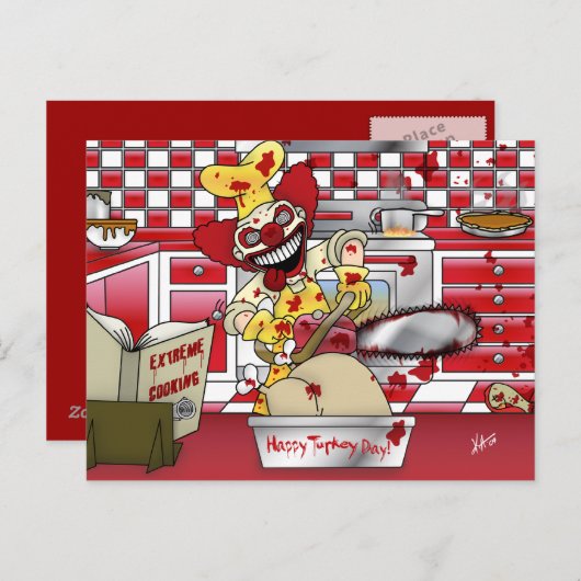 Briefkaart voor extreme koking (Voorkant / Achterkant)