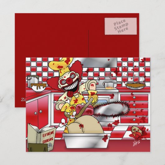 Briefkaart voor extreme koking (Voorkant / Achterkant)