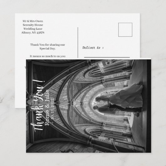 briefkaart voor familie en vriend (Voorkant / Achterkant)