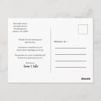 briefkaart voor familie en vriend